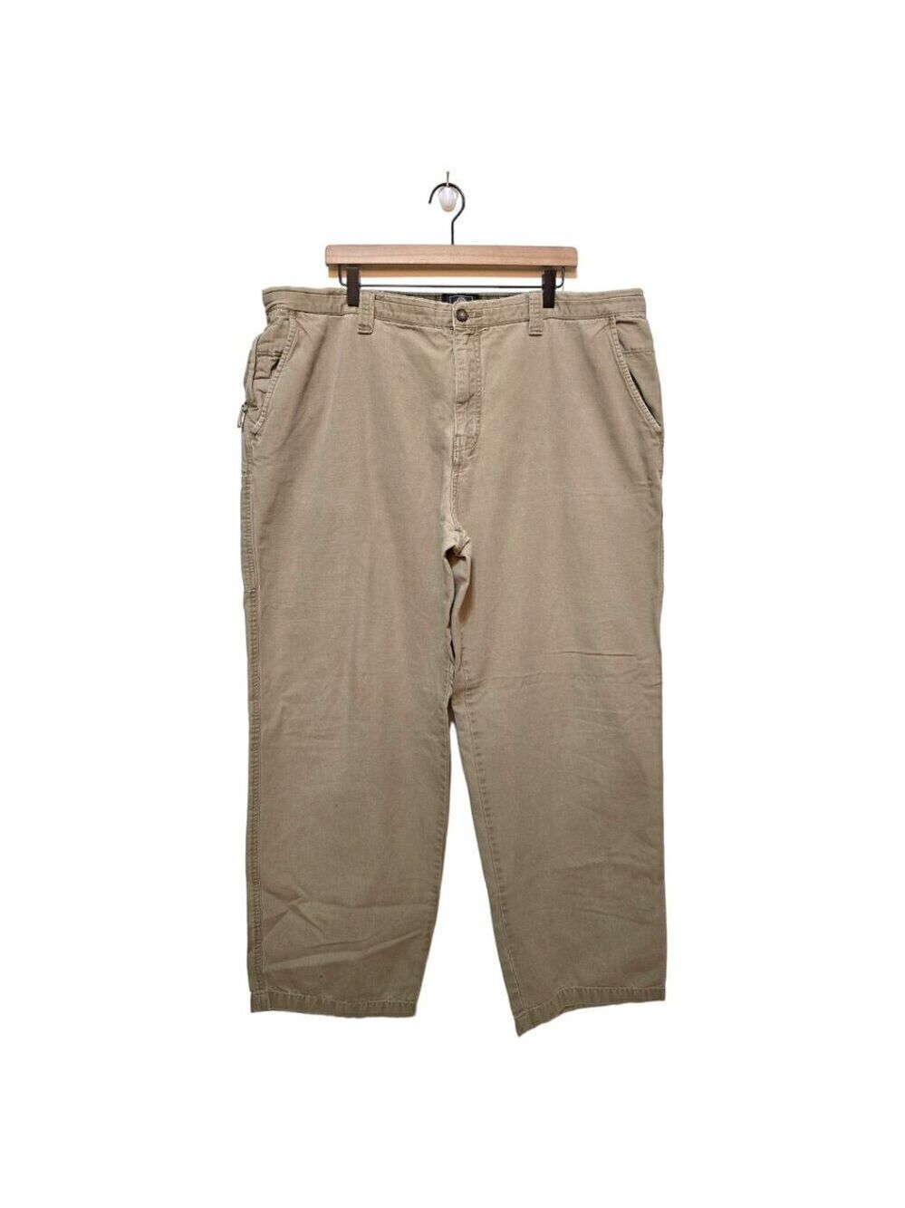 Weatherproof French Khaki Utility Cargo Chino Pants Sz 42x32